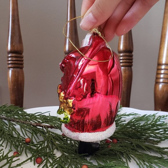 Sumit Blown Santa Glass Christmas Ornament - Picture 4 of 8